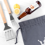 Personalised Dad is King Of The Grill BBQ Tools Set