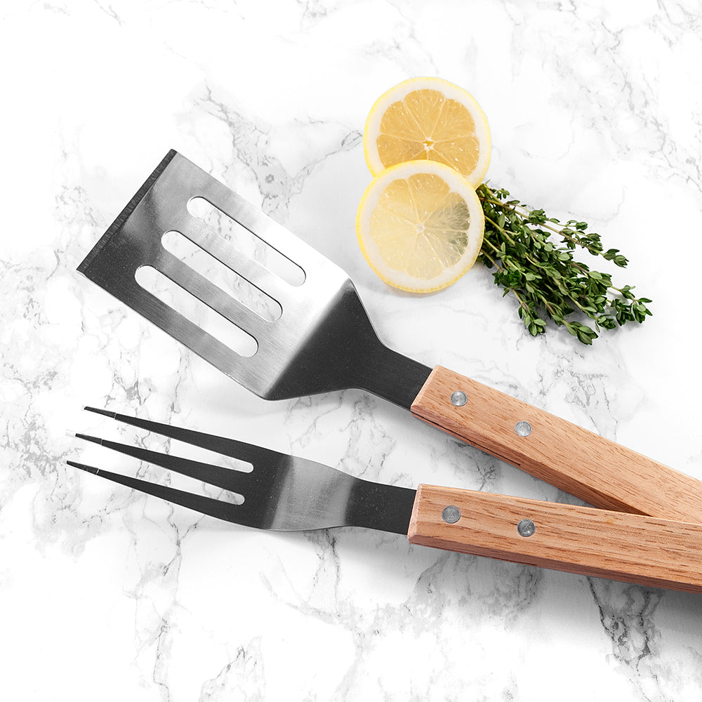 Personalised Dad is King Of The Grill BBQ Tools Set