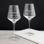 Personlaised Birthday Wine Glass