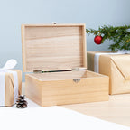 Personalised Family Christmas Eve Chest With Decorative Bauble Design