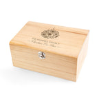 Personalised Family Christmas Eve Chest With Decorative Bauble Design