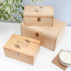 Personalised Wedding Date Keepsake Chest