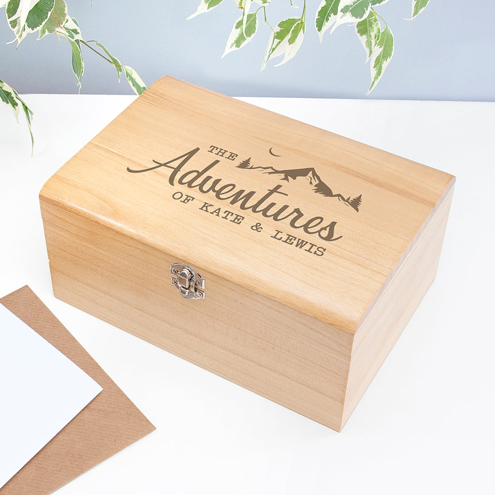 Personalised Adventure Keepsake Chest