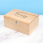Personalised Our Family Keepsake Chest