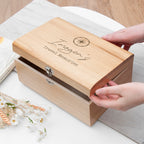 Personalised Travel Memories Keepsake Chest