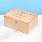 Personalised Travel Memories Keepsake Chest