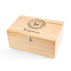 Personalised Christmas Woodland Keepsake Chest