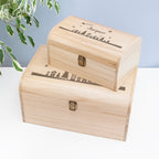 Personalised Christmas Scene Keepsake Chest
