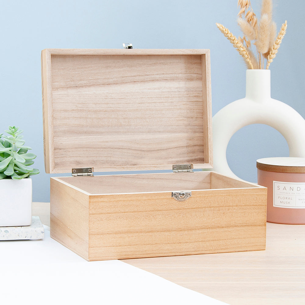 Personalised Engraved Name Keepsake Chest