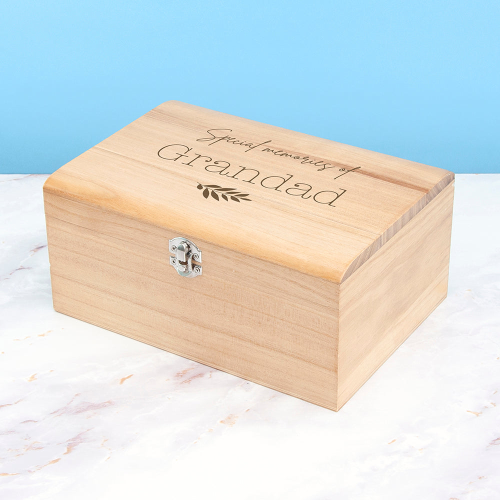 Personalised In Loving Memory Keepsake Chest