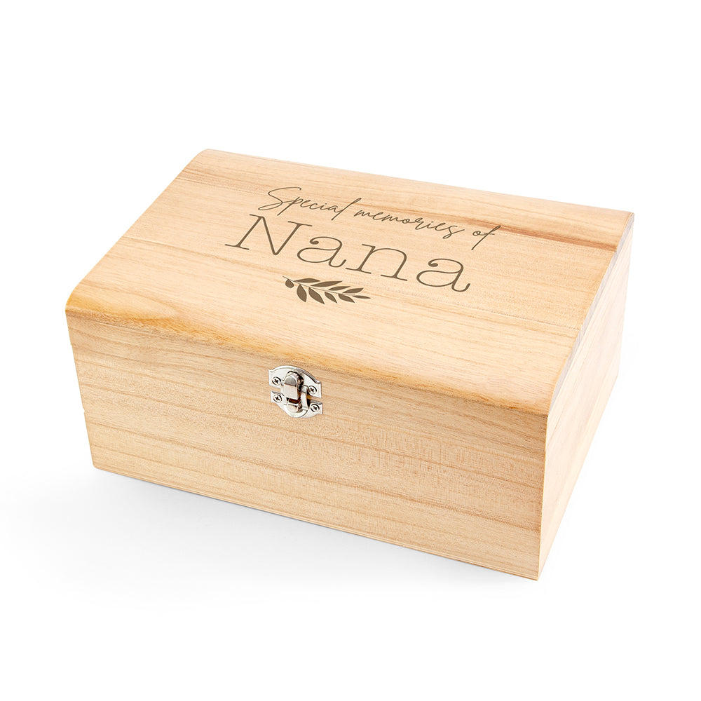 Personalised In Loving Memory Keepsake Chest