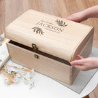 Personalised Wedding Date Keepsake Chest