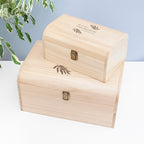 Personalised Wedding Date Keepsake Chest
