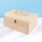 Personalised Wedding Party Keepsake Chest
