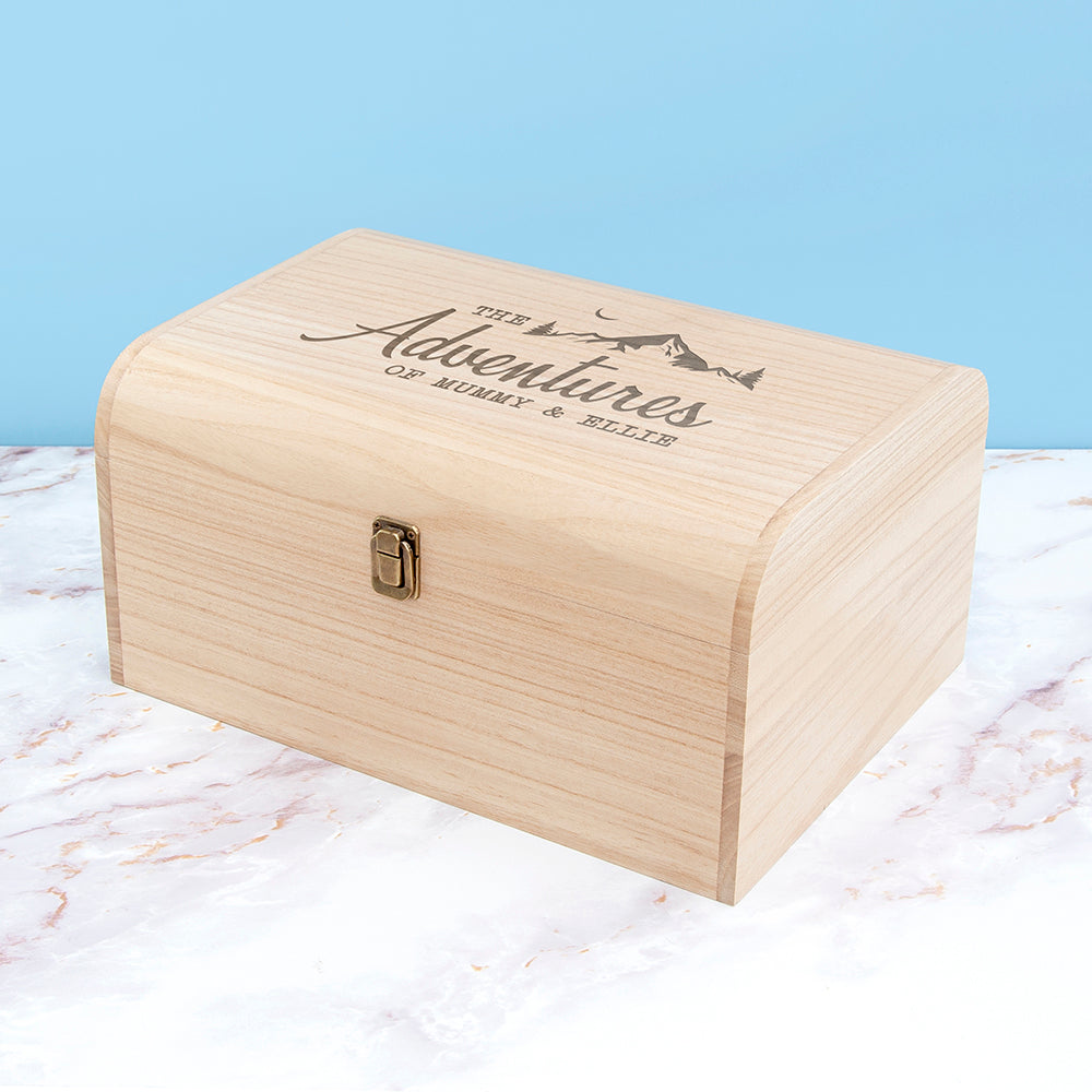 Personalised Adventure Keepsake Chest