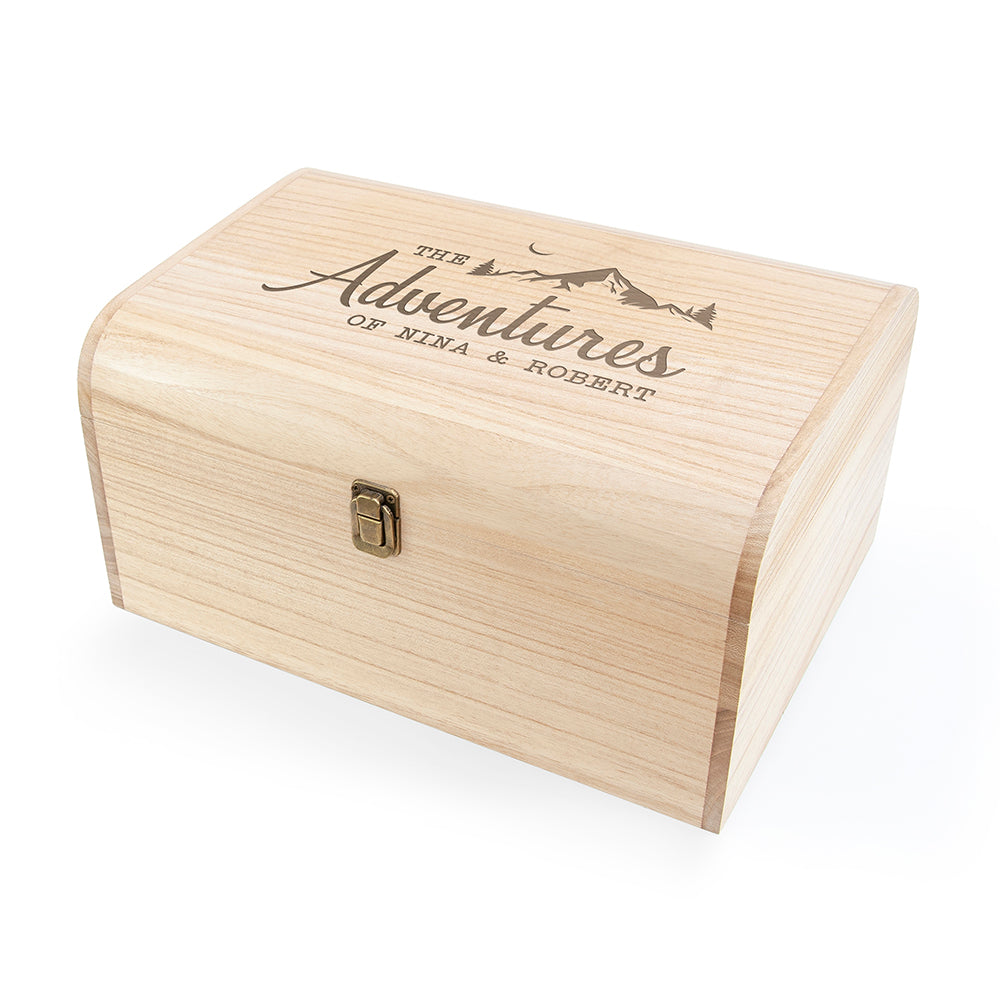 Personalised Adventure Keepsake Chest