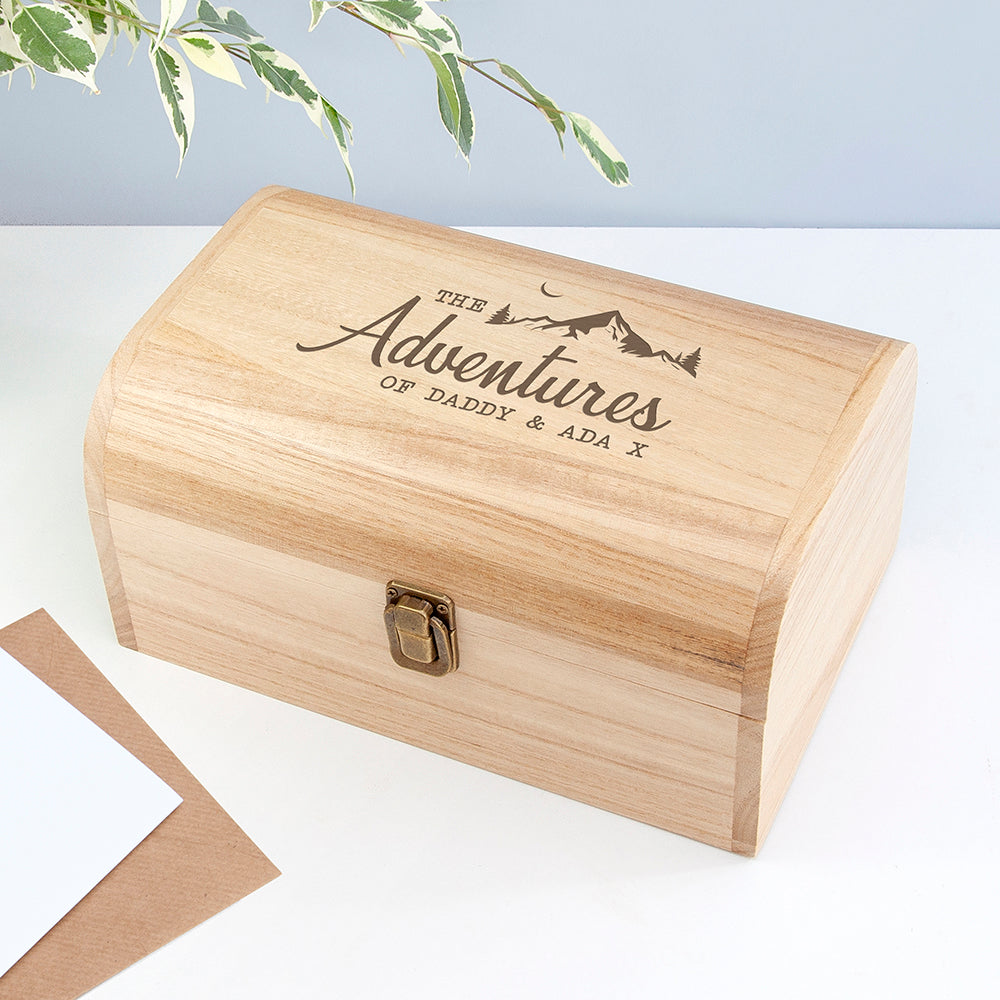 Personalised Adventure Keepsake Chest