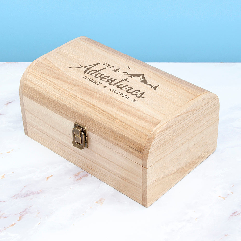 Personalised Adventure Keepsake Chest