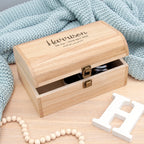 Personalised New Baby Keepsake Chest