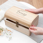 Personalised Our Family Keepsake Chest