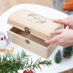 Personalised Family Christmas Keepsake Chest