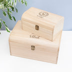 Personalised Christmas Woodland Keepsake Chest