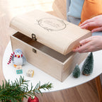 Personalised Couple's Christmas Keepsake Chest