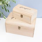 Personalised Engraved Name Keepsake Chest