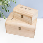 Personalised Engraved Name Keepsake Chest