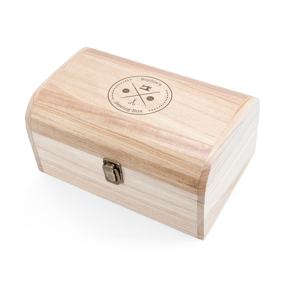 Personalised Engraved Sewing Chest