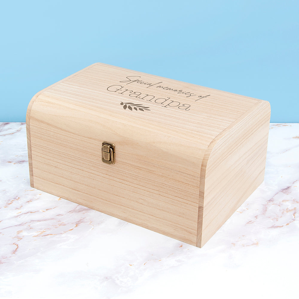Personalised In Loving Memory Keepsake Chest