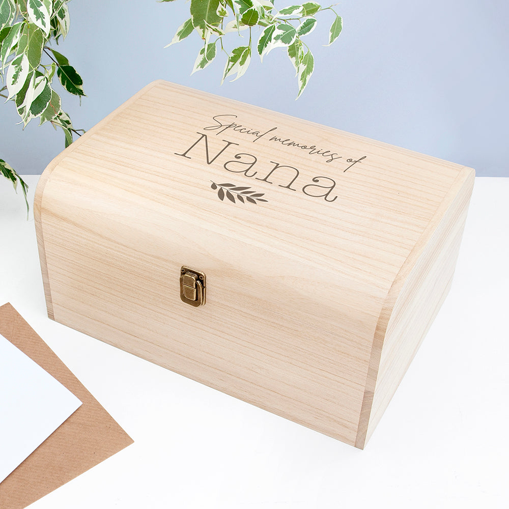 Personalised In Loving Memory Keepsake Chest