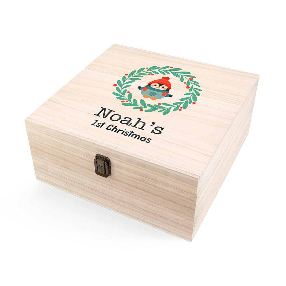 Personalised Baby's First Christmas Eve Box