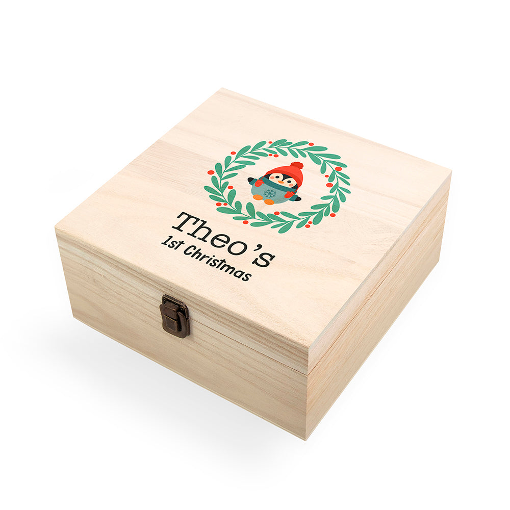 Personalised Baby's First Christmas Eve Box