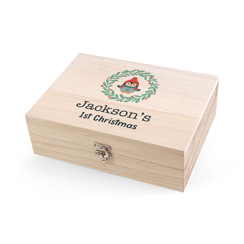 Personalised Baby's First Christmas Eve Box