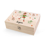 Personalised Boy Elf Christmas Eve Box