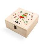 Personalised Girl Elf Christmas Eve Box