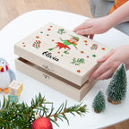 Personalised Girl Elf Christmas Eve Box