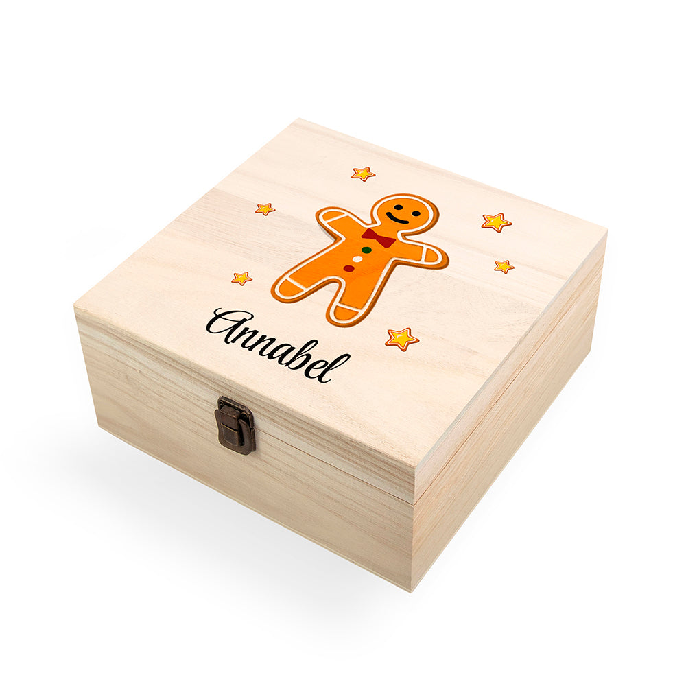 Personalised Gingerbread Man Christmas Eve Box