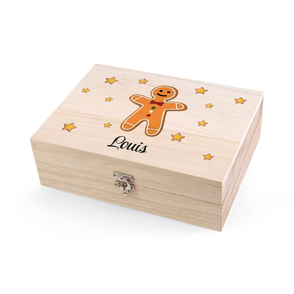 Personalised Gingerbread Man Christmas Eve Box