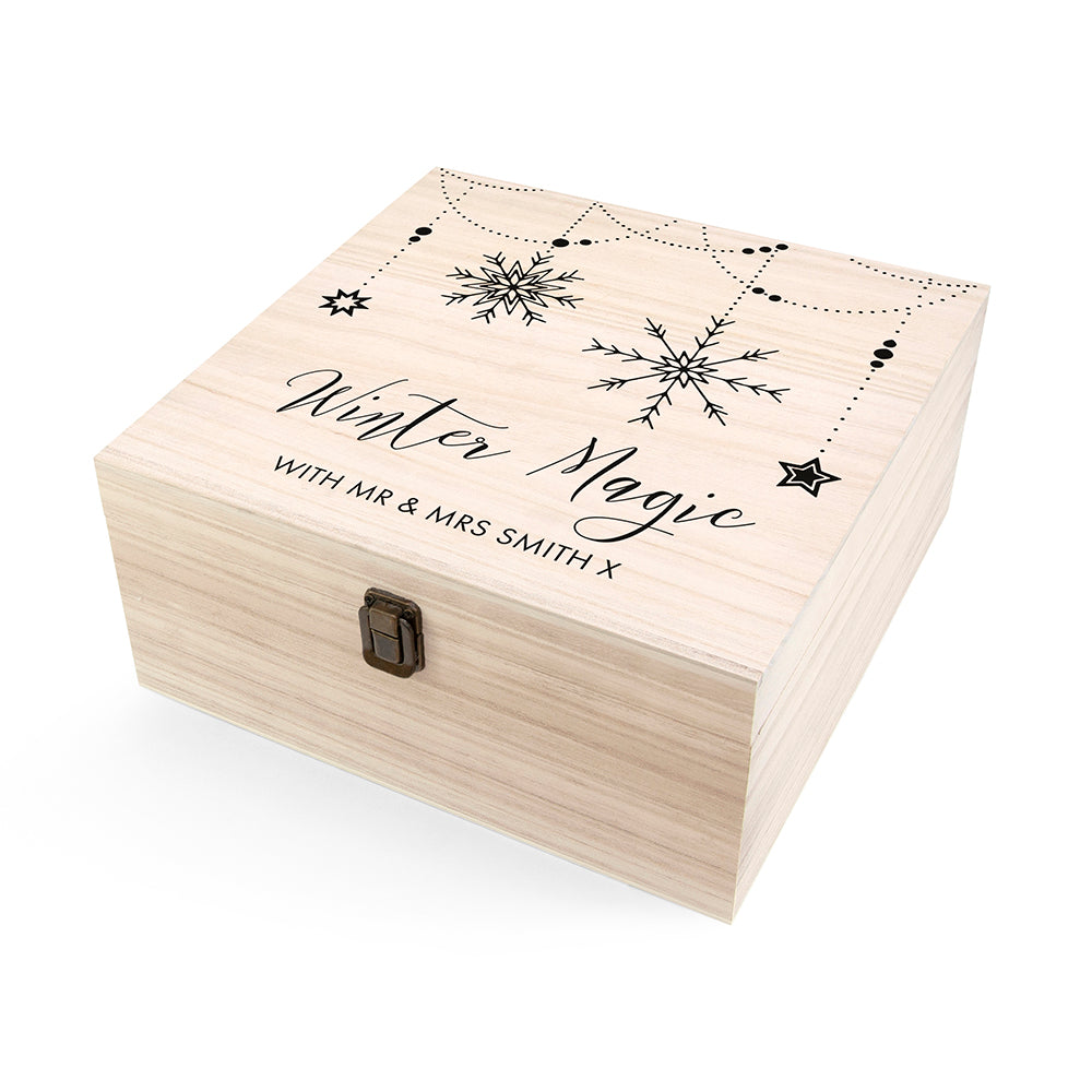 Personalised Winter Magic Christmas Eve Box