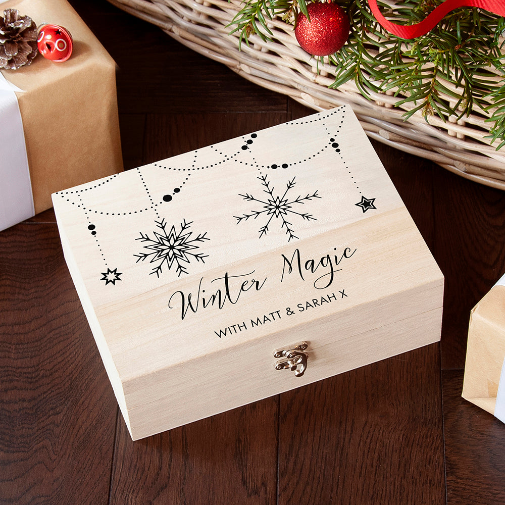 Personalised Winter Magic Christmas Eve Box