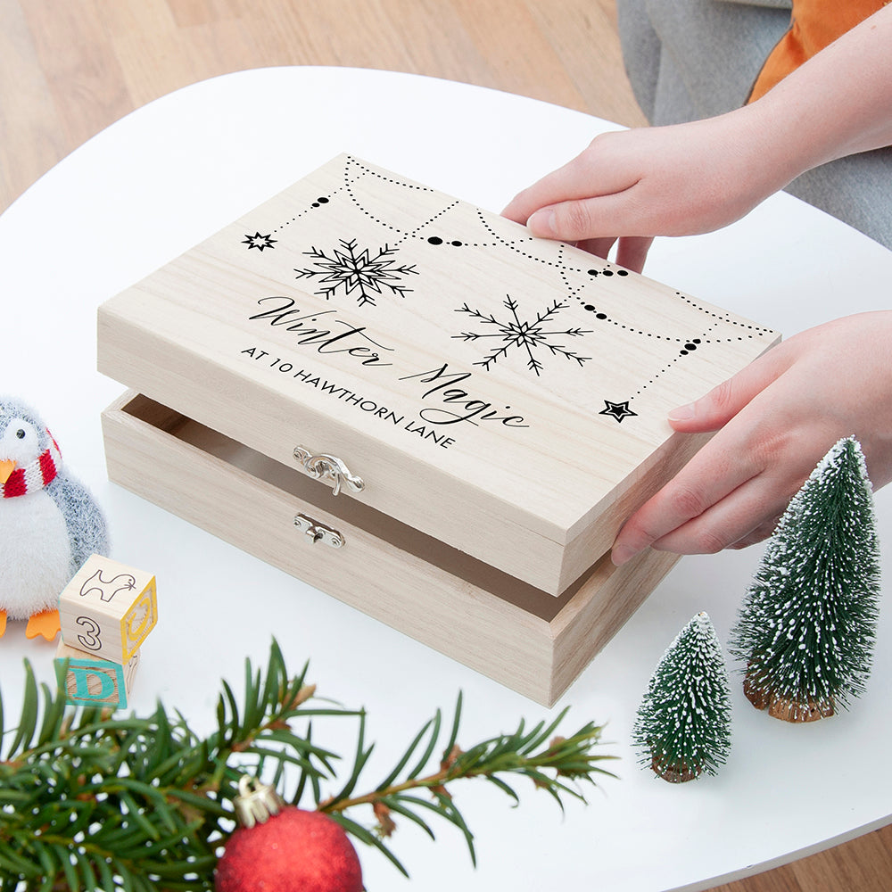 Personalised Winter Magic Christmas Eve Box