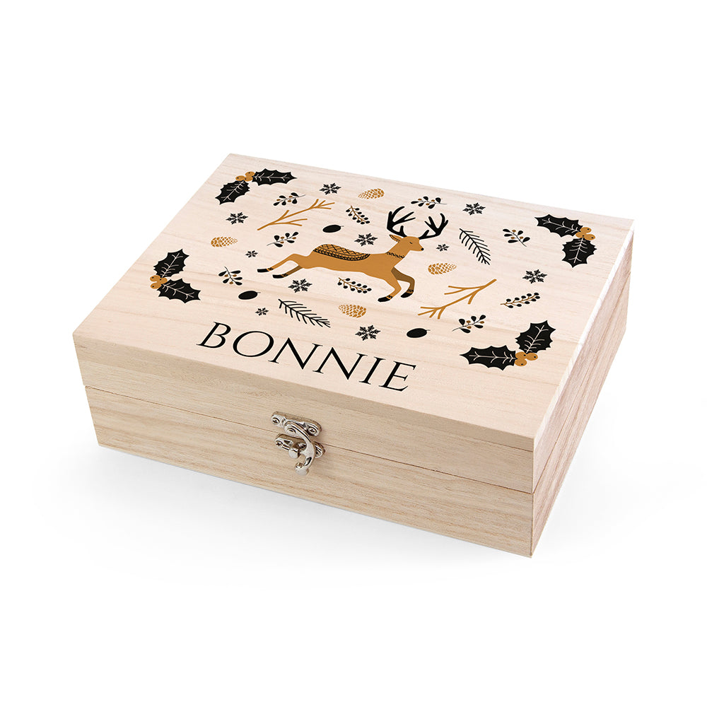 Personalised Scandi Deer Christmas Eve Box