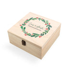 Personalised Couple's Wreath Christmas Eve Box