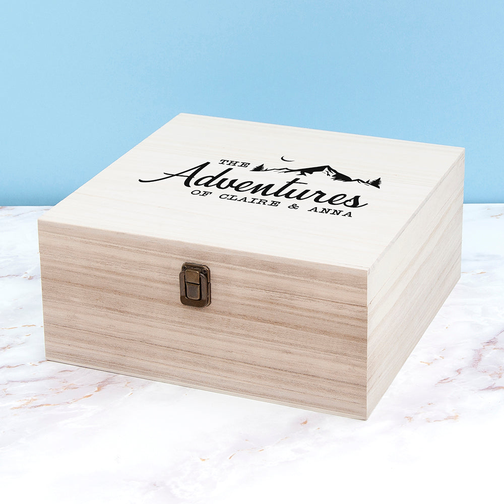 Personalised Adventure Memories Box