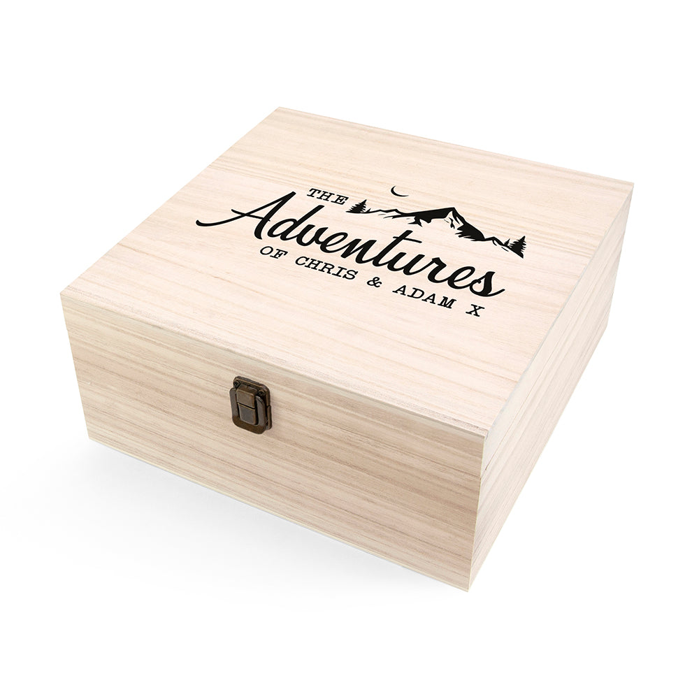 Personalised Adventure Memories Box