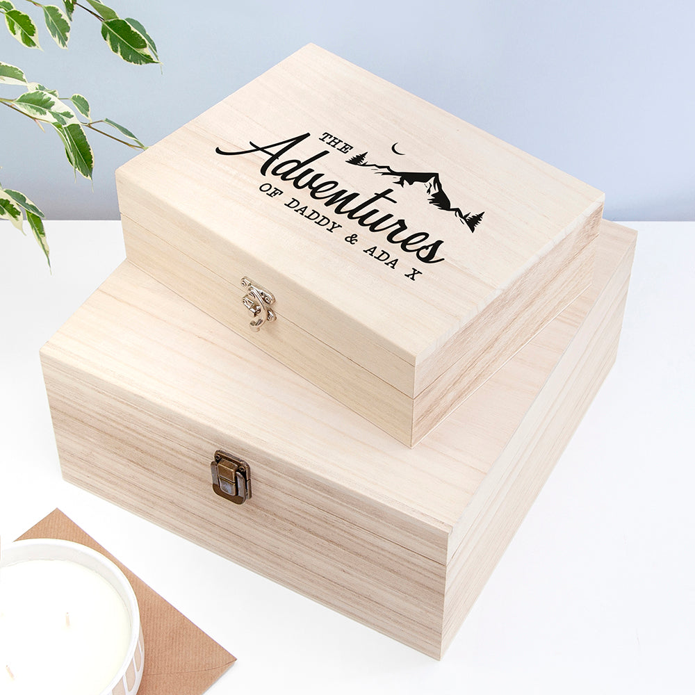Personalised Adventure Memories Box