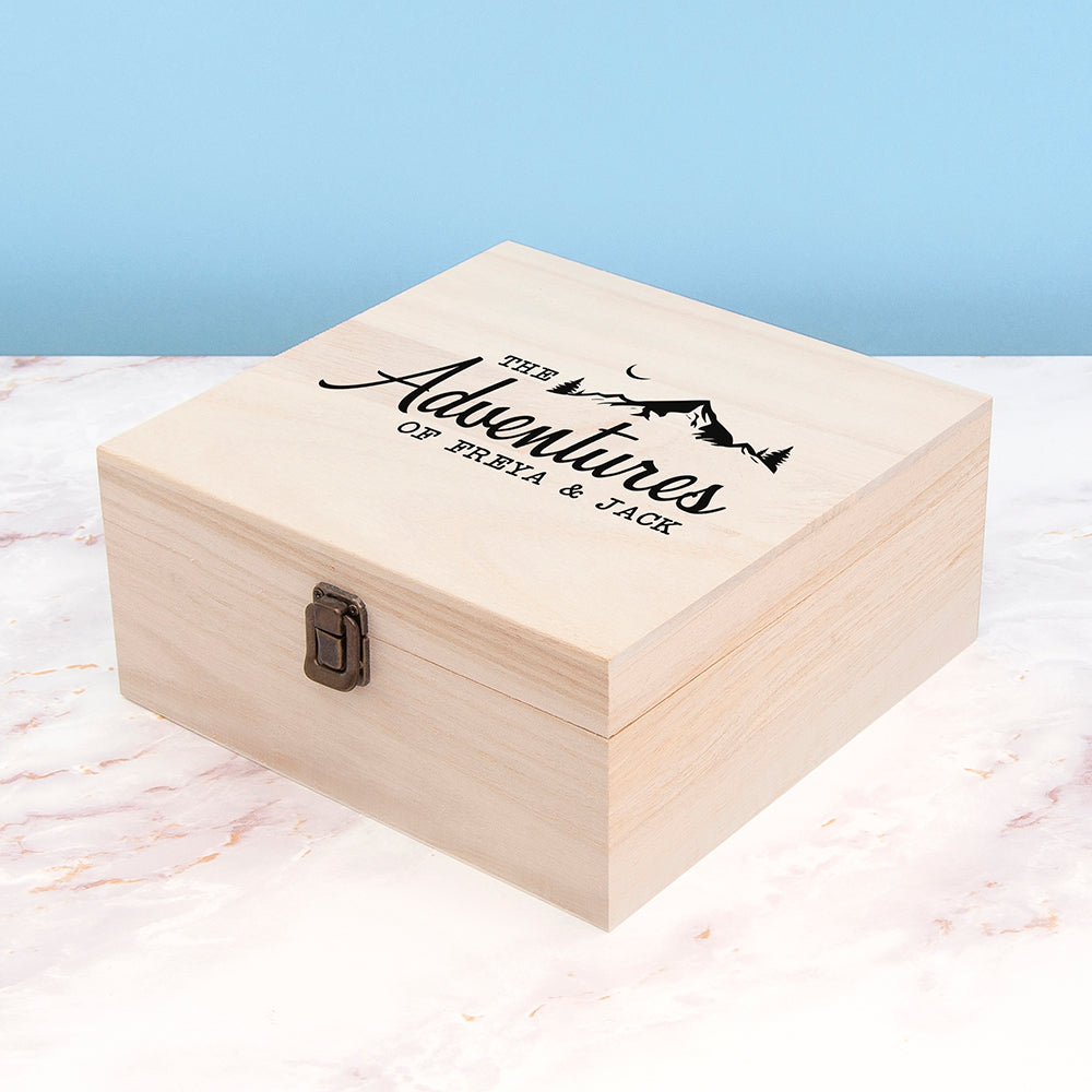 Personalised Adventure Memories Box