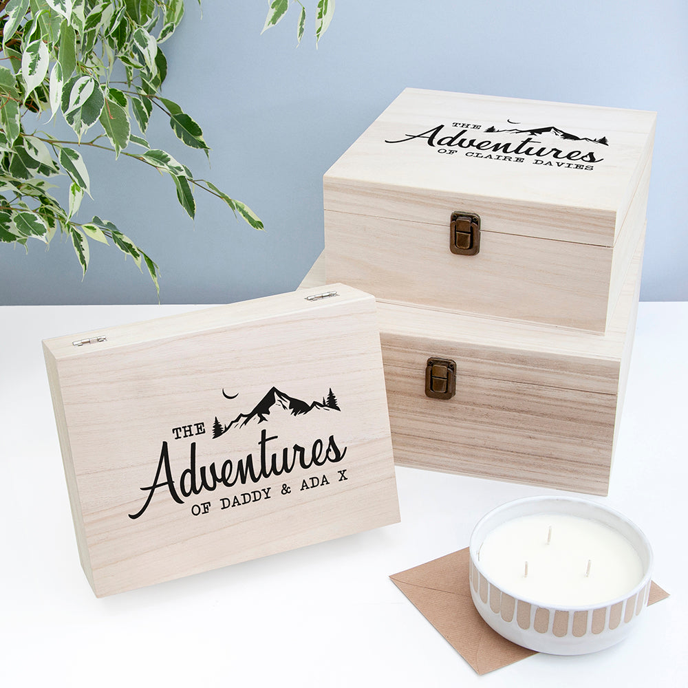 Personalised Adventure Memories Box